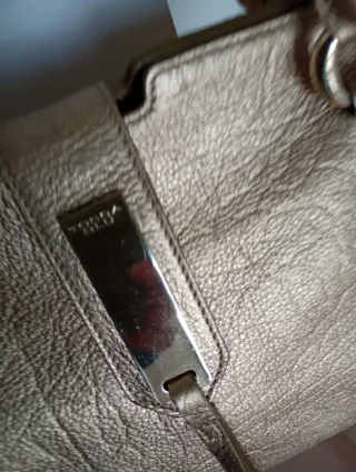 Bolso de piel Tosca Blu dorado