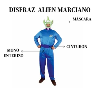 Disfraz Alíen Marciano Talla XL Toy Story Galaxia