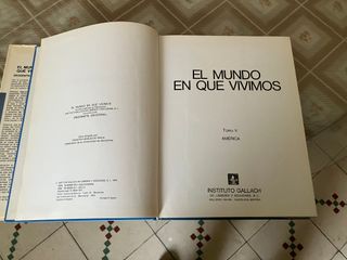 Enciclopedia 5 tomos "El mundo en que vivimos"