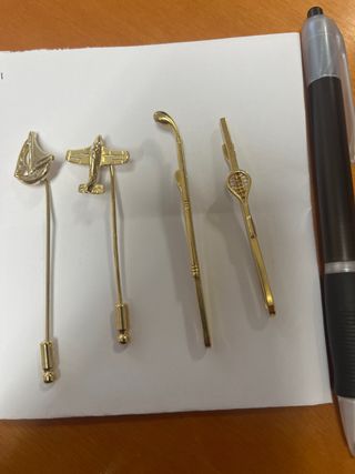 Conjunto 4 Agujas Corbata Deportivas