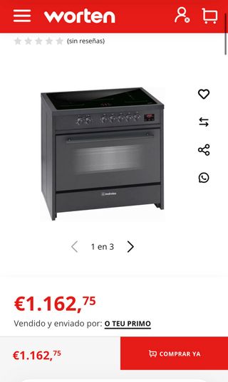 Cocina Meireles E913 Negra