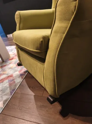 Mecedora sillón color pistacho