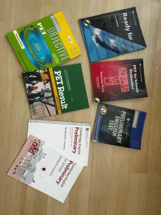 Pack libros de ingles para PET -B1