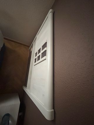 Canapé y cabecero de tela y madera