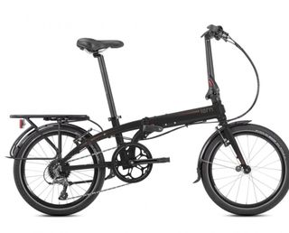 Bicicleta pieghevole nera