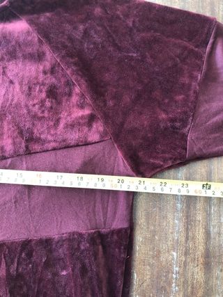 Oysho Sudadera Oversize Borgoña Talla S