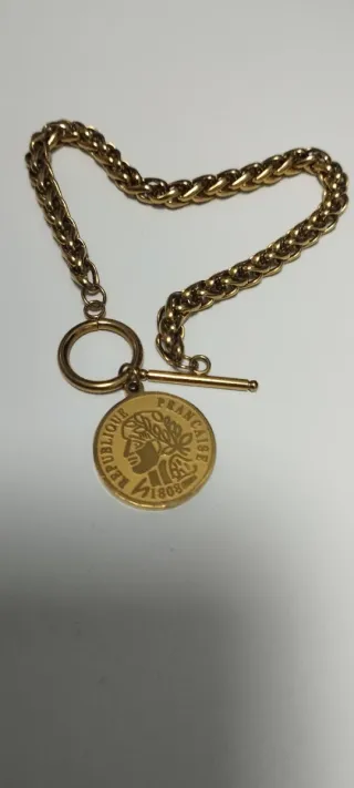Pulsera Dorada República Francesa