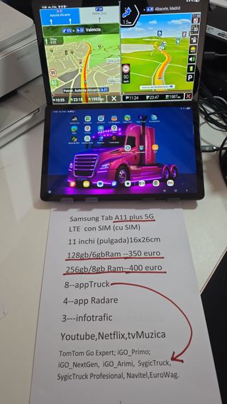 Samsung Tab A11 Wifi GPS Truck 128GB