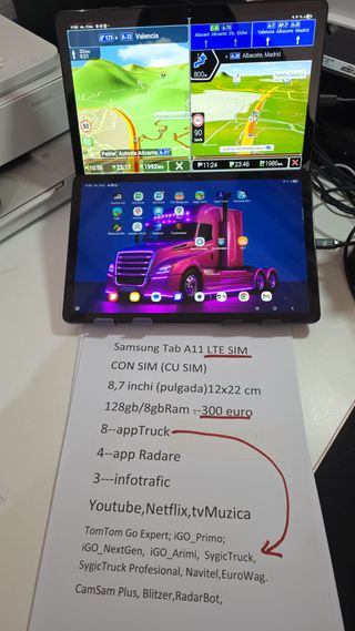 Samsung Tab A11 Wifi GPS Truck 128GB