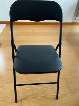 Silla plegable Jysk negra