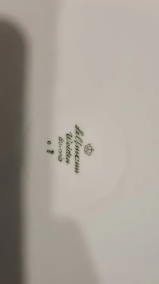 Zuppiera e piatto porcellana decoro floreale