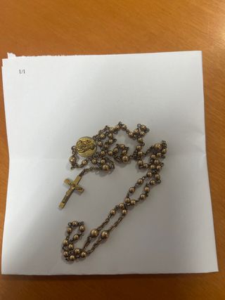 Rosario antiguo Virgen de Montserrat