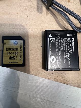 Fotocamera Panasonic Lumix Panasonic Nera + Custodia