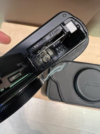 Fotocamera Panasonic Lumix Panasonic Nera + Custodia