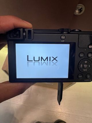 Fotocamera Panasonic Lumix Panasonic Nera + Custodia