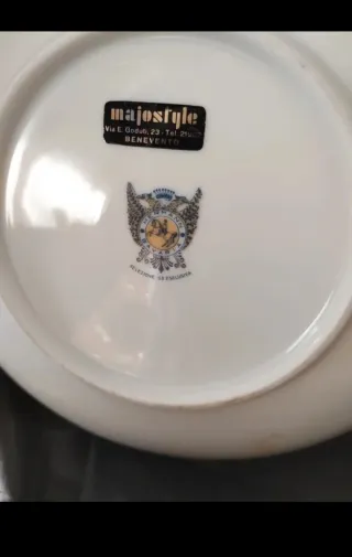 Coppia piatti Hermann porcellana