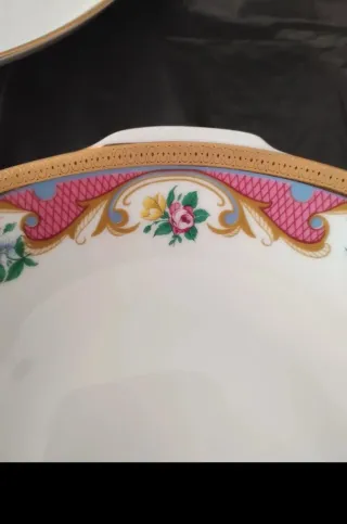 Coppia piatti Hermann porcellana