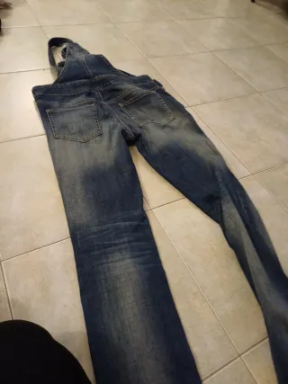 Salopette bambina jeans 150 cm