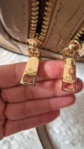 Bolso bandolera beige