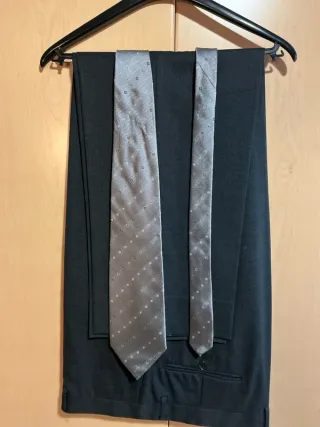 Abito completo uomo cerimonia grigio tg 58