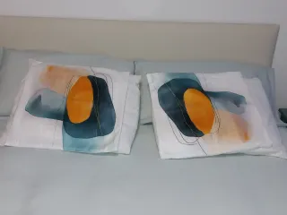 2 Fundas Cojín 45x45cm Sin Estrenar