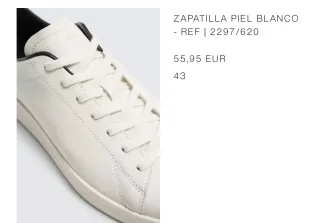 Zapatillas Zara Hombre Blancas