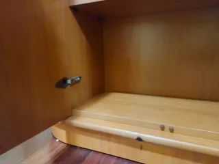 Mueble recibidor de entrada con espejo