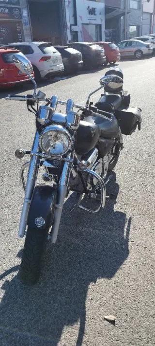 Moto Custom 125cc Negra