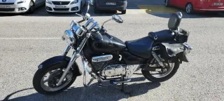 Moto Custom 125cc Negra