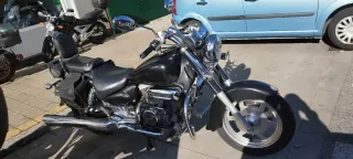 Moto Custom 125cc Negra