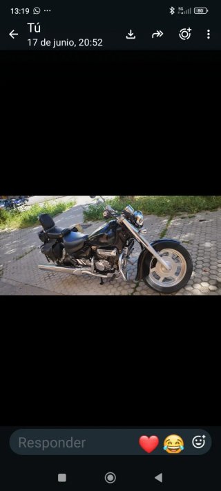 Moto Custom HYUSON AGUILA 125cc Negra