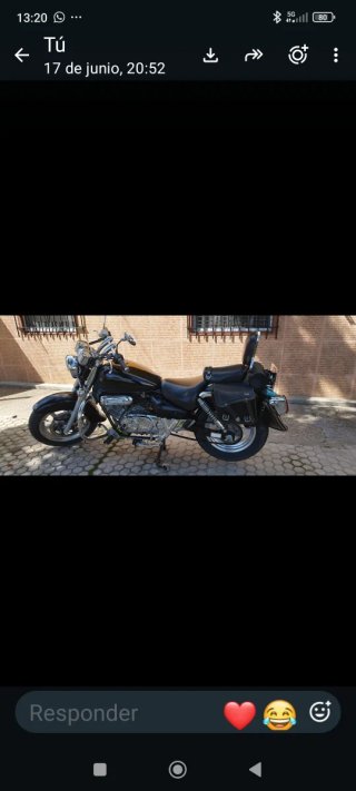 Moto Custom HYUSON AGUILA 125cc Negra