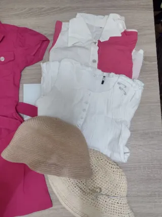 Conjunto Verano Niña Rosa