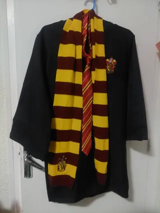 Disfraz Harry Potter: Capa, Corbata y Bufanda.