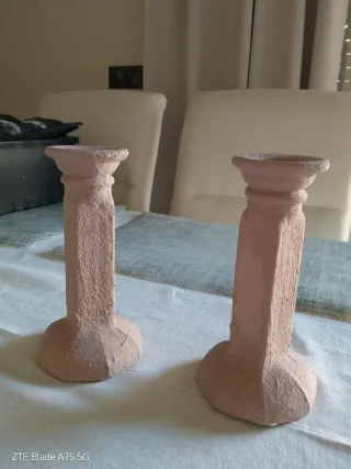 Juego Jarrón y 2 Cuadros Decorativos