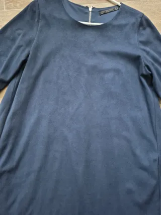 Vestido Zara Azul Marino Talla M