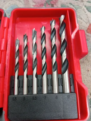 Maletín Brocas Madera Parkside