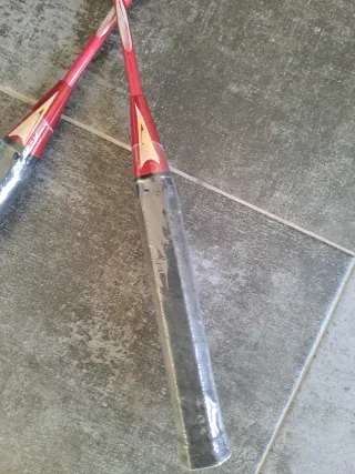 Raquetas de bádminton rojas