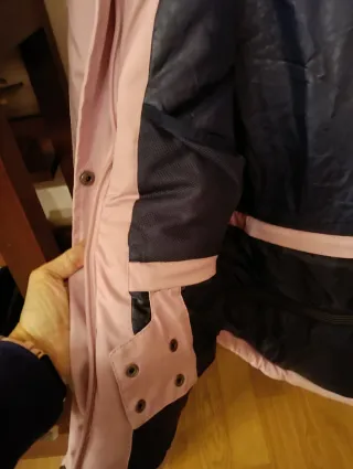 Abrigo esquí Tijuana mujer Talla M rosa como nuevo