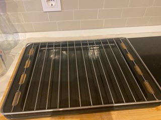 Bandeja horno con rejilla.