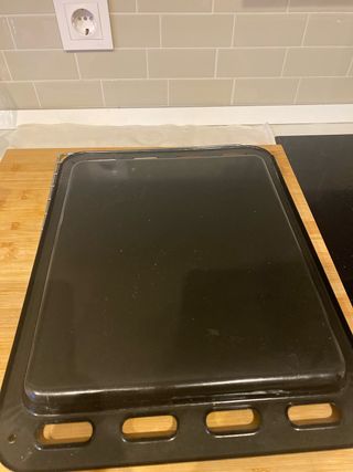 Bandeja horno con rejilla.