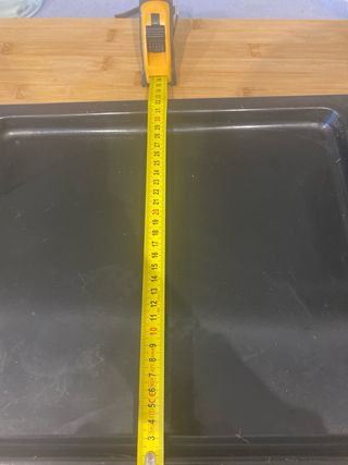 Bandeja horno con rejilla.