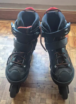 Patines niño T 36 -39 + Protecciones + Bolsa