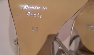 Sandali Bata Tg. 38 Beige/Oro