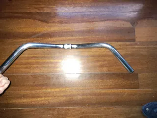 Manillar Bicicleta Ciudad Cromado