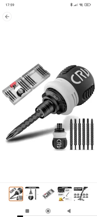 Juego destornillador 13 puntas