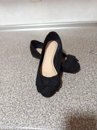 Manoletinas Marypaz ante negro talla 36