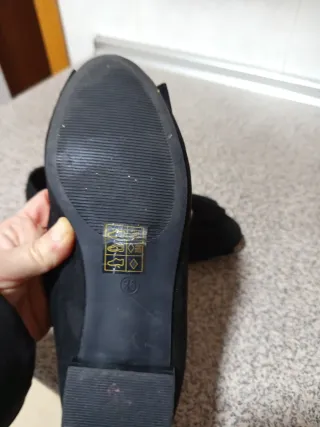 Manoletinas Marypaz ante negro talla 36