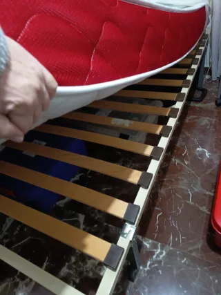 Somier y colchón 90cm