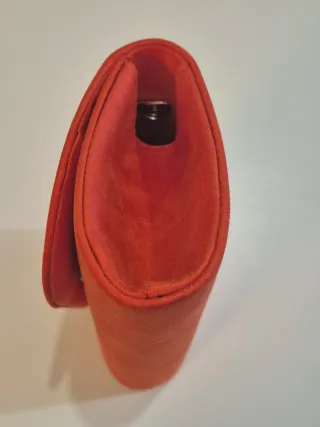 Bolso de mano naranja para eventos